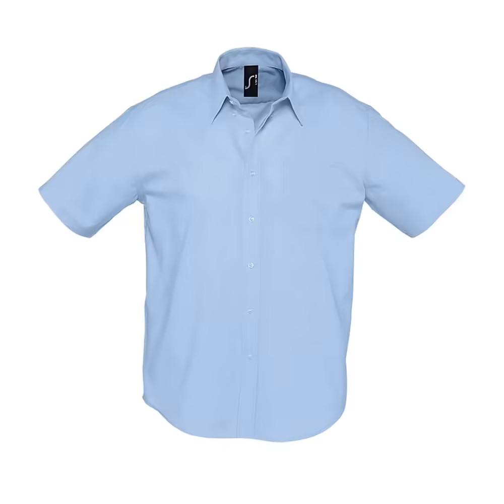 Mens Brisbane Oxford Short-Sleeved Shirt