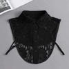Women's Versatile Lace Ruffle Doll Collar - Breathable and Stylish False Collar for Casual Wear