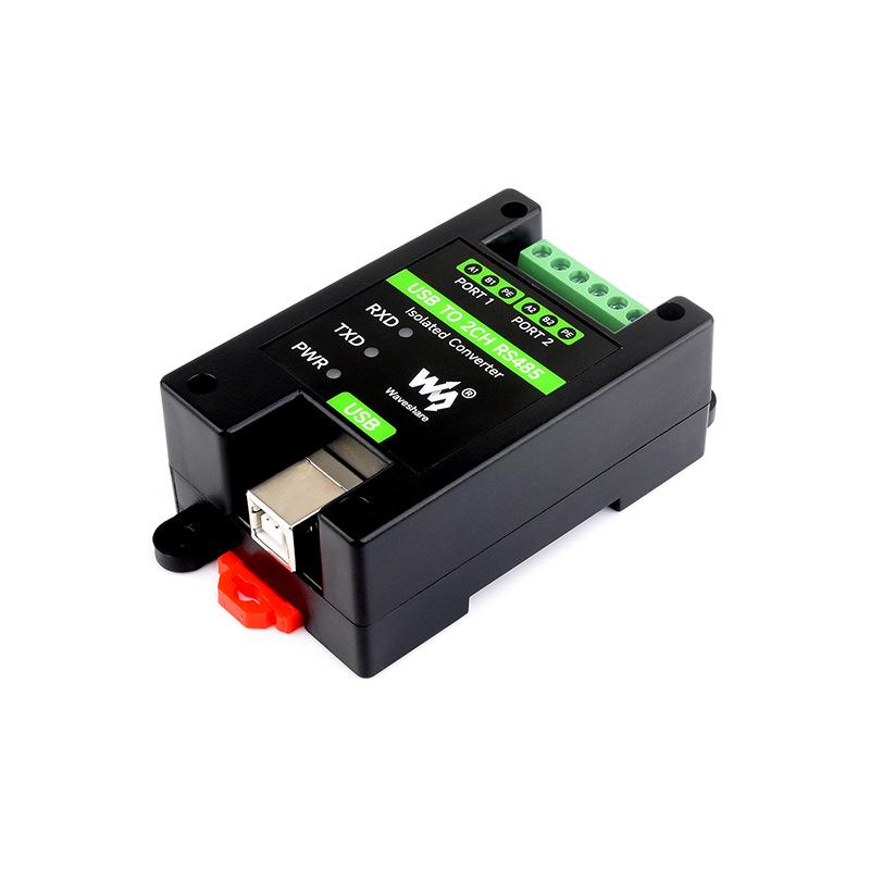 Industrial USB to RS485/RS422 Bidirectional Serial Converter with FT232, Isolation, DIN Rail Mount