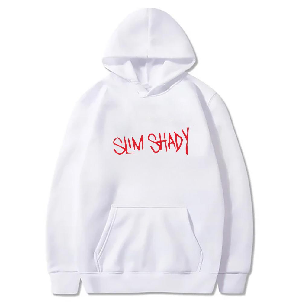 Eminem Slim Shady Hoodie 90s Rapper Eminem Graphic Sweatshirt Fall Men's Cool Hip Hop Vintage Pullovers Unisex Gothic Streetwear