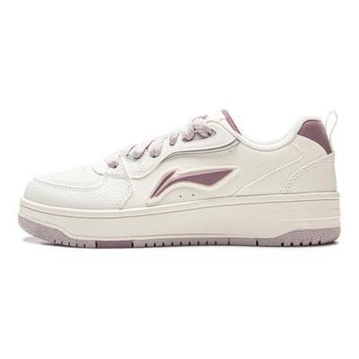 Li Ning Tianji Soft Slip Resistant Cushioning Abrasion Resistant Height Increasing Low Top Skateboard Shoes Women's AGCV342-3