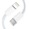 Síťová nabíječka C35W 2x USB-C s kabelem USB-C - iPhone Lightning - bílá