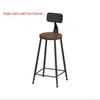 Solid Wood Balcony Bar Table with High-Low Legs and Wall-Leaning Design, Perfect for Window-Side Use, with High Table and Chairs.