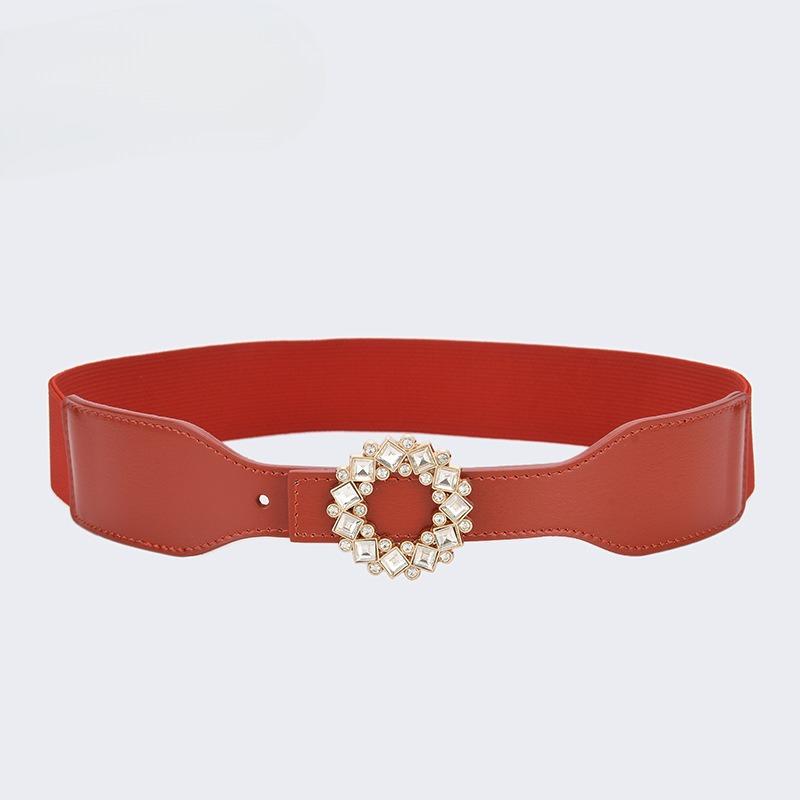 Versatile Rhinestone Waist Belt, Loose and Tight, Women's Elastic, Wide and Narrow Waistband, Women's Dress, Slim Waistband, Skirt Belt