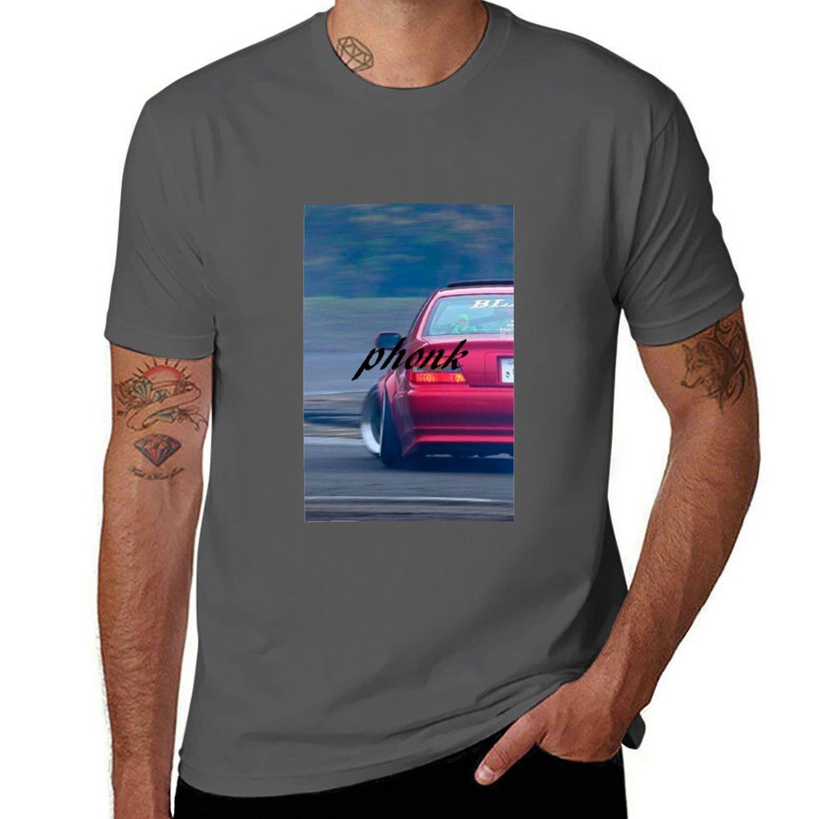 

Футболка PHONK chaser футболки с принтами аниме футболки для мужчины футболка 4XL