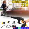 21V 10000mAh Wireless High Pressure Car Washer Rechargeable Lithium Battery Auto Spray Water Car Cleaning Guns Handheld Cleaner
