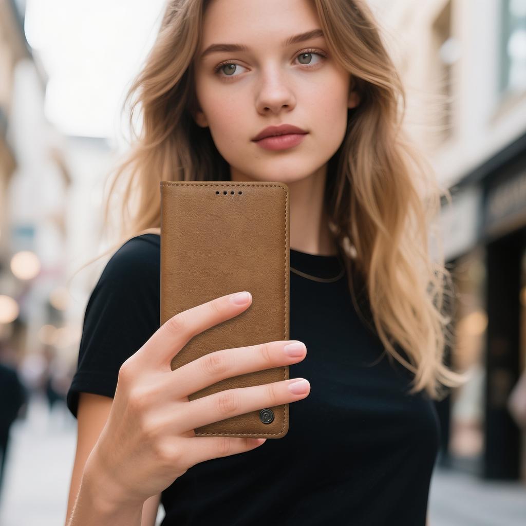 Luxury Business Cards Solt Leather Case For Xiaomi Redmi Note 15 Pro Plus 14 13 14C 13C Shockproof Book Stand Skin Feel Cover