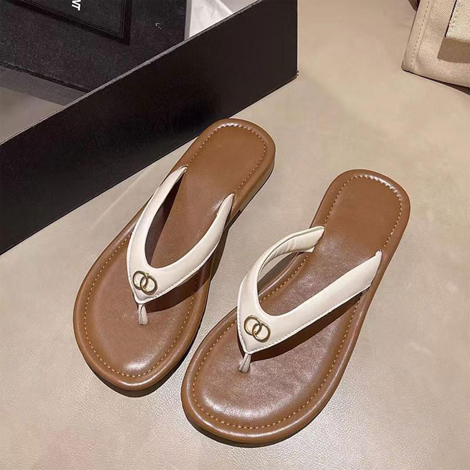 Women s Summer Flat Sandals Flip Flops 40