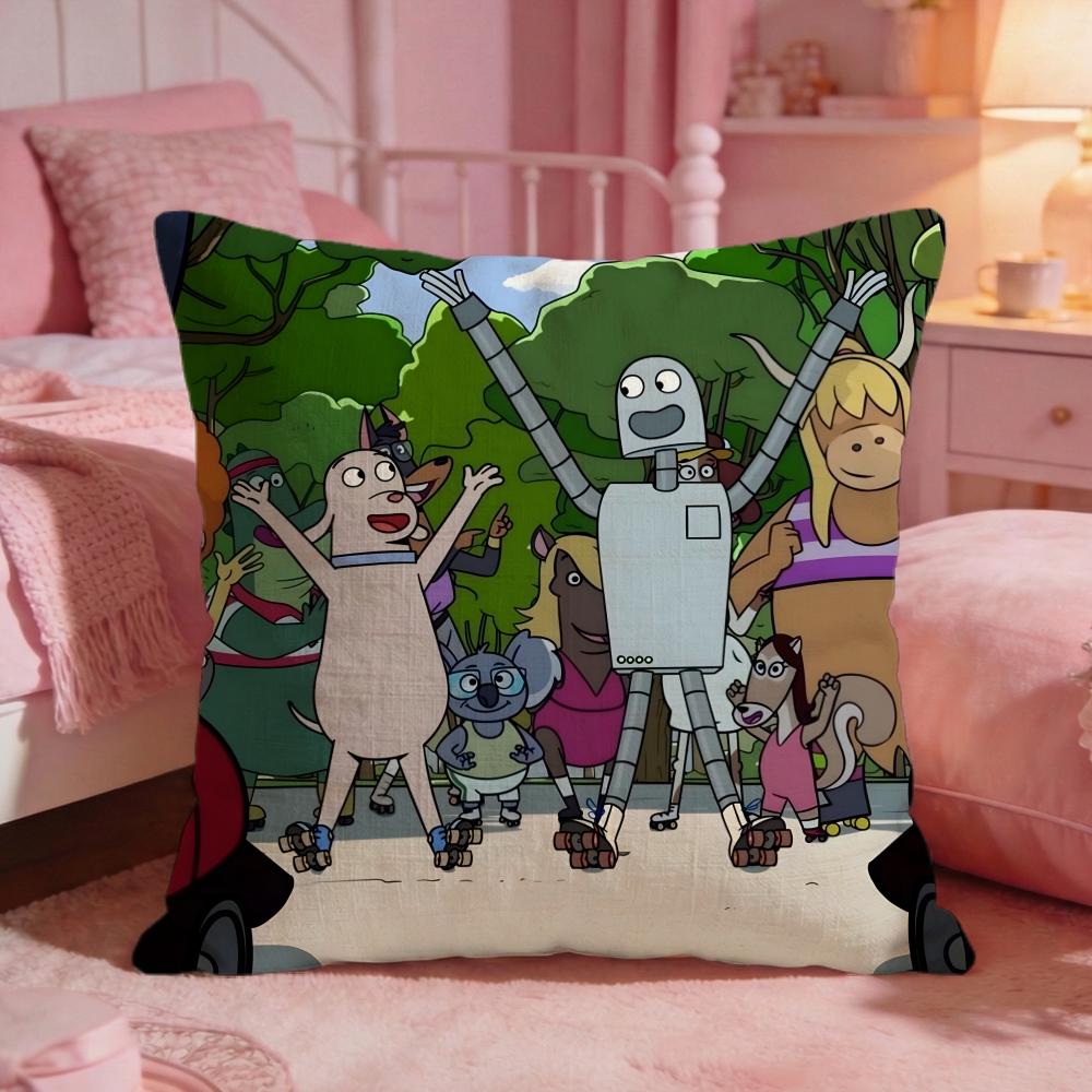 

Robot DDreamss Anime Classic Cushion Cover Premium Comfort Reversible Pillow CoveTwo In One Design For Any Room Car Interior 30X30cm