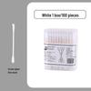 Boxed Black Double-Headed Spiral Cotton Swabs for Ear Cleaning