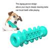 Pet Dog TPR Safety Molar Cleaning Tooth Rod Puzzle Training Playing Biting Toothbrush Toylake blue