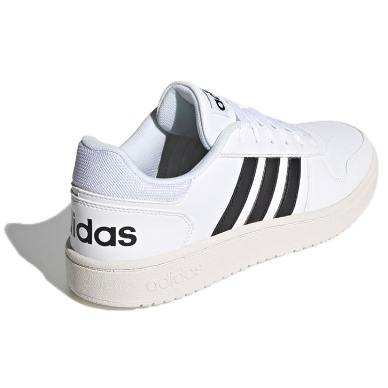 Adidas Hoops 2.0 'White Black' Sneakers FY8629