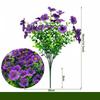 Pequeño Ramo Artificial y de Rosas con Flores de Seda y Plástico para Decoración del Hogar