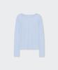 MUSINSA STANDARD WOMAN Women'S Linen-Like Long-Sleeve Knit T-Shirt [Sky Blue]
