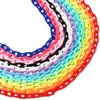 10pcs 50cm Colorful Acrylic Link Chains Extension Chains For Jewelry Making DIY Necklace Bracelet Keychain Bag Chain Accessories