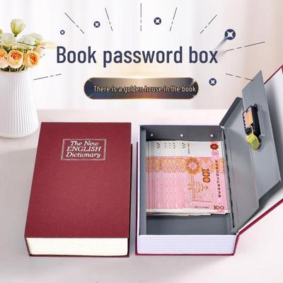 Creative Simulated Book Hidden Cash Savings Jar for Home or Study Room