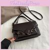Classic Women's Handbag 2024 Winter Pu Material European American Retro Style