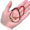 Resin Engraved Plum Blossom Red Rope Hand Rope Handmade Rope Woven Lucky Hand Rope Free