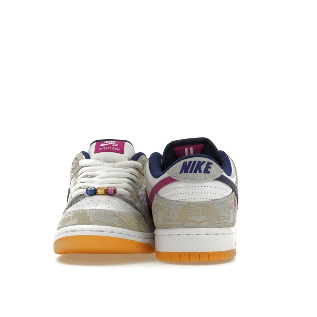 Rayssa Leal x Nike Dunk Low SB Unisex-Sneaker Weiß Pure-Platinum Tiefes-Königsblau FZ5251-001
