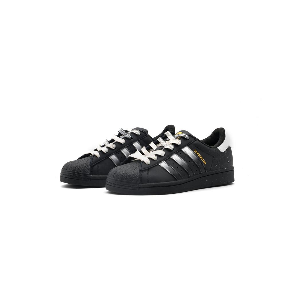 Adidas Originals SUPERSTAR Slip Resistant Cushioning Abrasion Resistant Low top Skateboard Shoes Unisex Black EG4959(Team719-)