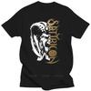 Baumwoll-T-Shirt Herren Mode T-Shirts SATYRICON Now Diabolical T-Shirt Neu Größe Marke lässig Kurzarm für Herren Sommer-T-Shirt
