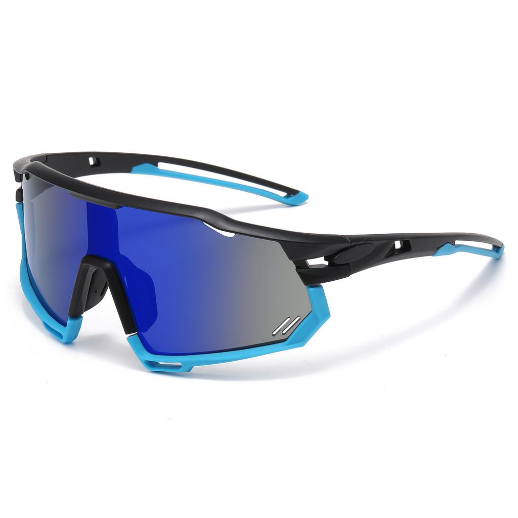 New Cross Border Cycling Sunglasses Outdoor Sports Colorful Windproof Men's Women's Large Frame Mountaineering Glasses
