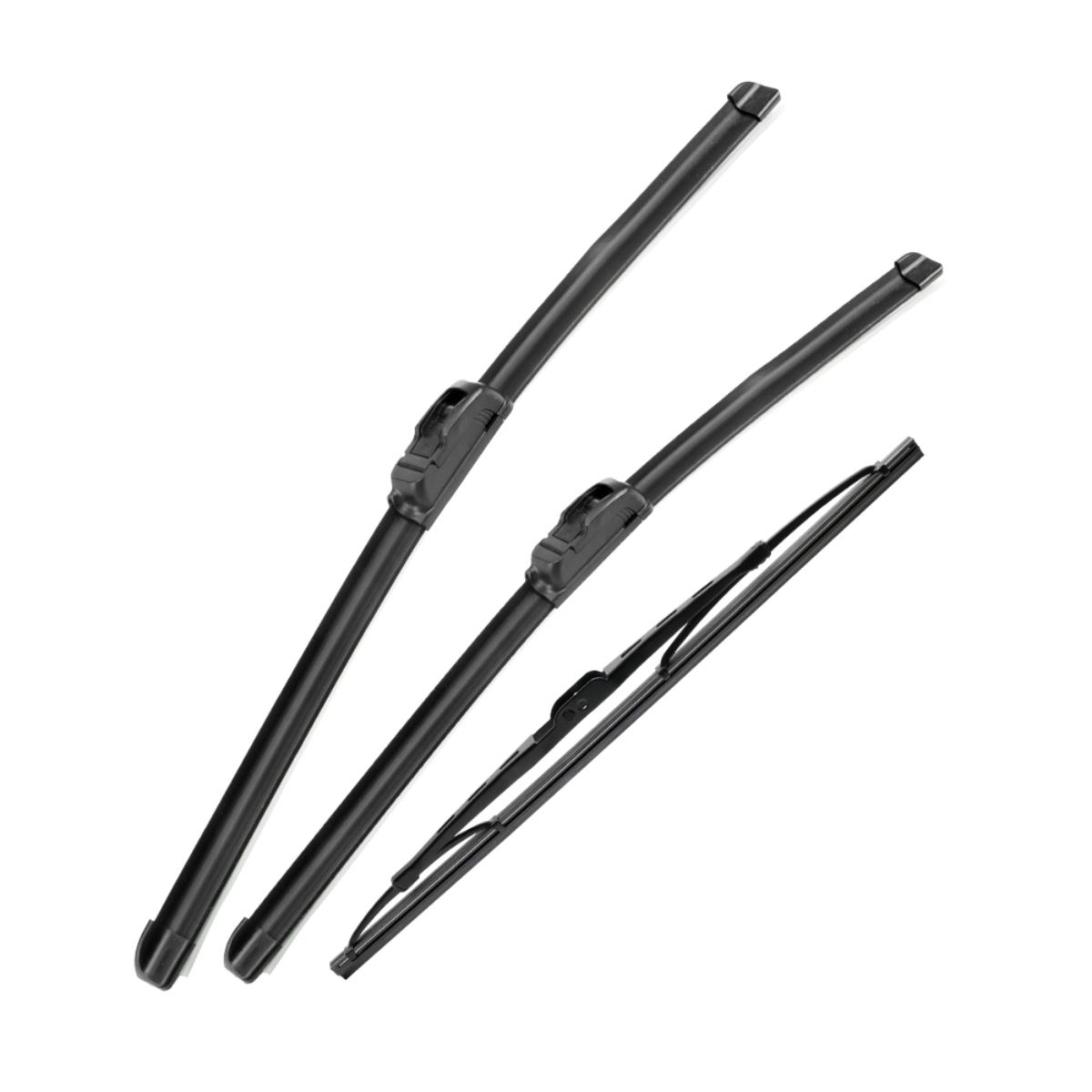 

For Toyota Sienna XL20 2006-2010 2007 2008 2009 Wiper Front & Rear Wiper Blades Windshield Windscreen Window Brushes 26 +19 +16 Q02-26,Q02-19,T1-16 чёрный