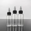 30, 50, 100ml Transparent PET Travel Bottle with Rotary Cap and Nozzle