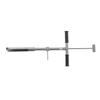 Soil Sampler Probe Tool Stainless Steel Accurate with Ejector Foot Pedal for Lawn Garden