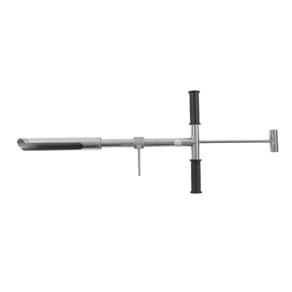 Soil Sampler Probe Tool Stainless Steel Accurate with Ejector Foot Pedal for Lawn Garden