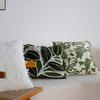 Green Floral Tufted Pillowcase 50X30 Exquisite Embroidered Decorative Sofa Cushion Covers Spring Pillow Covers For Living Room
