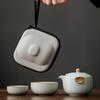 Shangqi Ru Kiln Portable Ceramic Tea Set