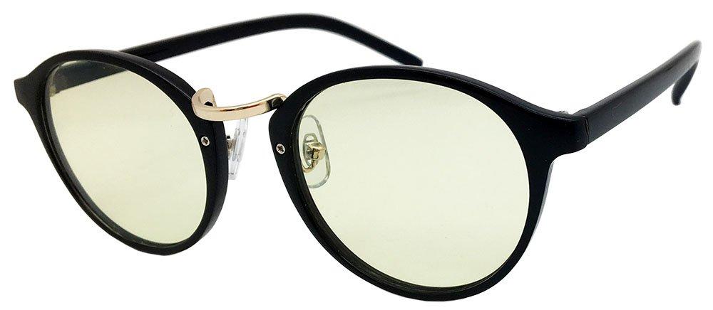 Trick Reading glasses Face Trick Glasses Sabae Manufacturer High Performance Lens Green [Face glasses] RG5112-1LG +1.50 (Low Medium) Black/Light