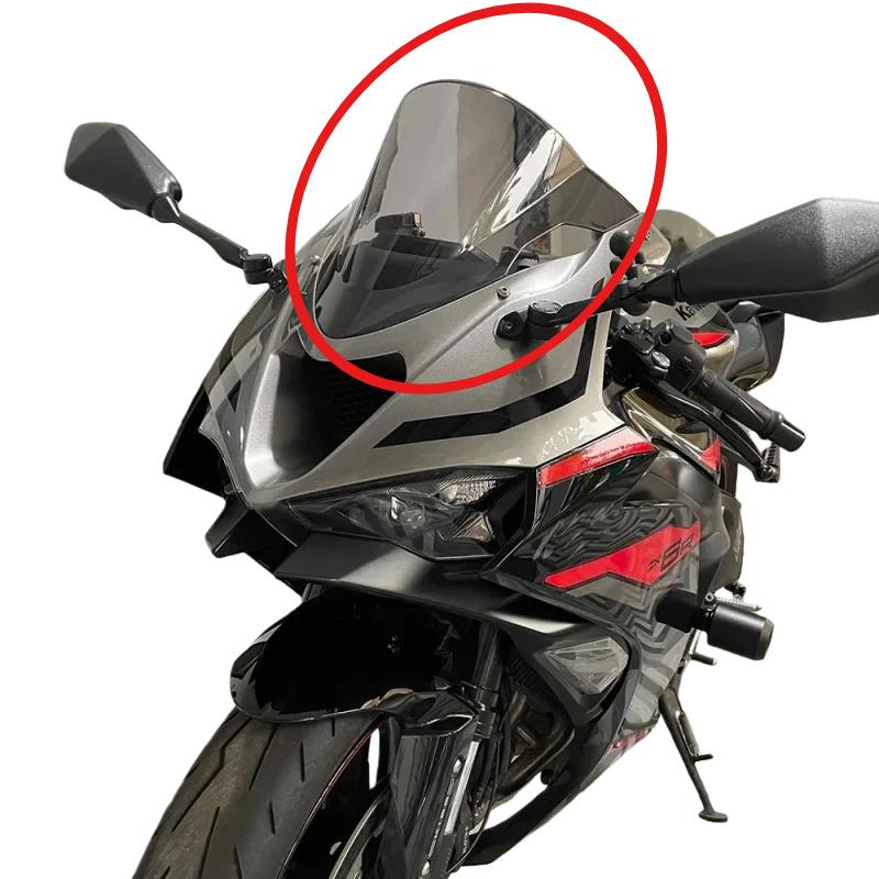Motorcycle Windshield Wind Deflectors Shield Protector Front Screen Windshield For Kawasaki Ninja 636 ZX 6R ZX6R 2024 2025 2026