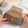 Ins Glasses Storage Bag Pu Sunglasses Pouch Portable PU Leather Glasses Bag  Travel