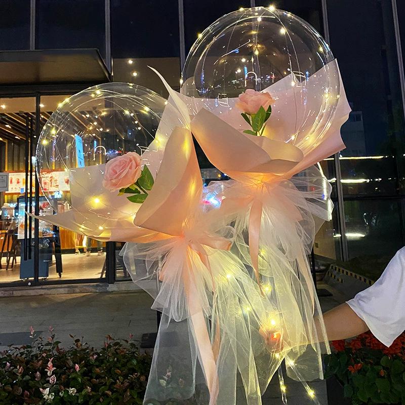 Şeffaf Bobo Balon Seti: Festival ve Parti Süslemeleri İçin 18", 24", 36"