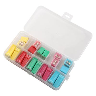 20Pcs Mini Car Fuse Set Square Fuse 20A 30A 40A 50A 60A Automotive Fuse Kit with Plastic Box for Cars and Trucks