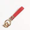 Goddess Diamond-Studded H-Shaped Lychee Grain Car Keychain - TikTok Hot Style, High-End Fashion