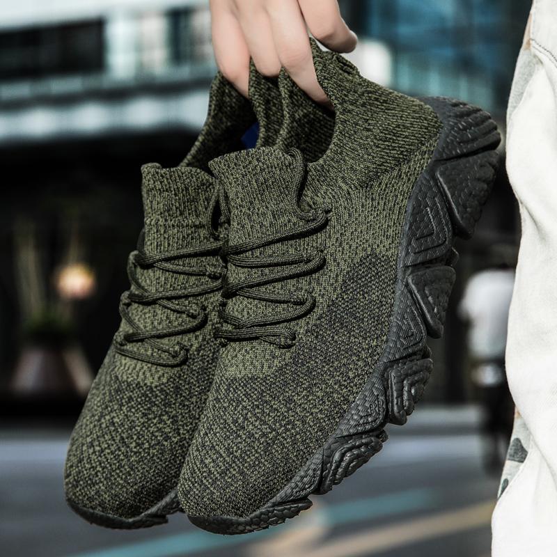 Fashion Mesh Breathable Men Casual Shoes Comfortable Male Tennis Anti Slip Outdoor Sneakers Soft Sole Sport Shoe Zapatillas De Hombre