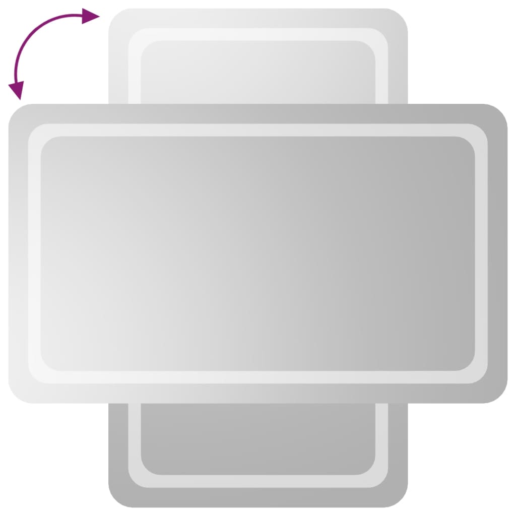 Vidaxl LED Bathroom Mirror, 60X100 Cm