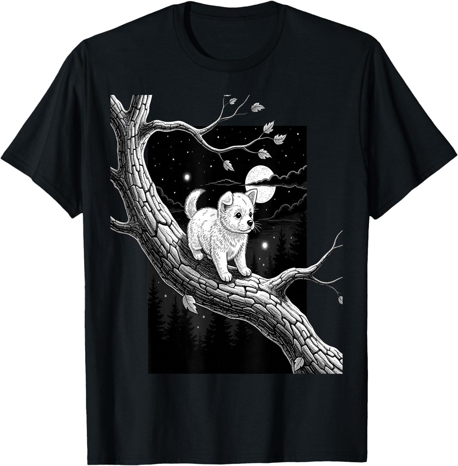 A Little Lamb in the Killer Silence Cute Serial Dog T- Unisex T-Shirt L
