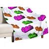 Secondary Colors Building Blocks Throw Blanket Blankets For Baby Sofas Weighted Retros Blankets