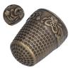 10pcs Metal Thimbles Sewing Thimbles Safe Grip Design Sewing Tools  For Knitting Needlework