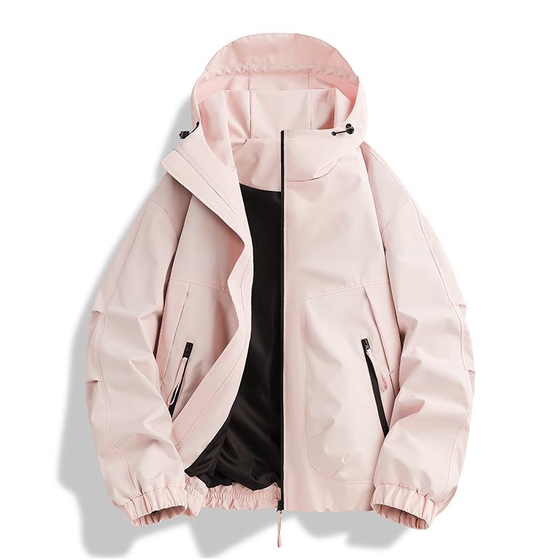

Men s and Women s Couple s Mountaineering Windbreaker Jacket - Casual Autumn/Winter Outdoor Shell Outerwear. S
