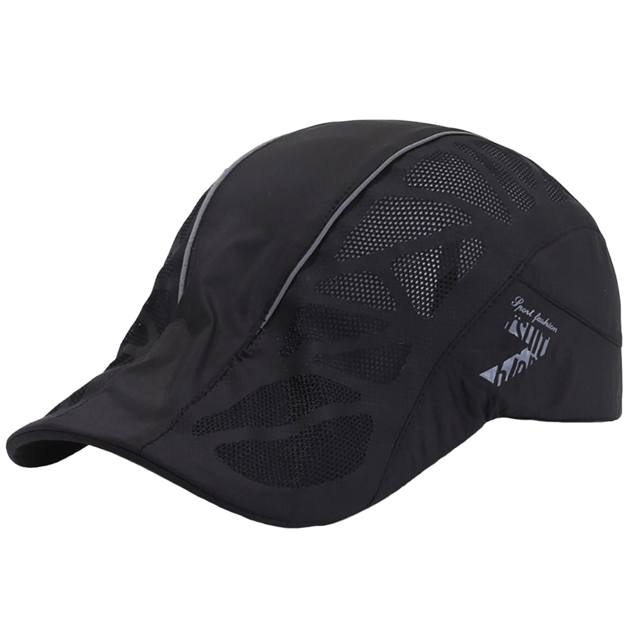 

Cap Hat Mesh Breathable Lightweight Outdoor Casual CZA150 [White Fang] Men s (Black)