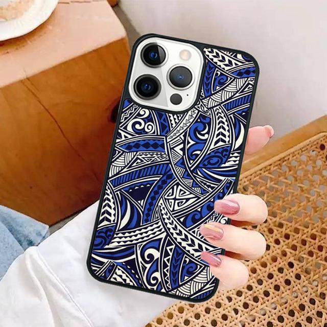 Maori Polynesian Samoan Tribal Phone Case for iPhone 17 Air 16 16e 15 Plus for Apple 13 11 12 14 Pro Max Cover Coque