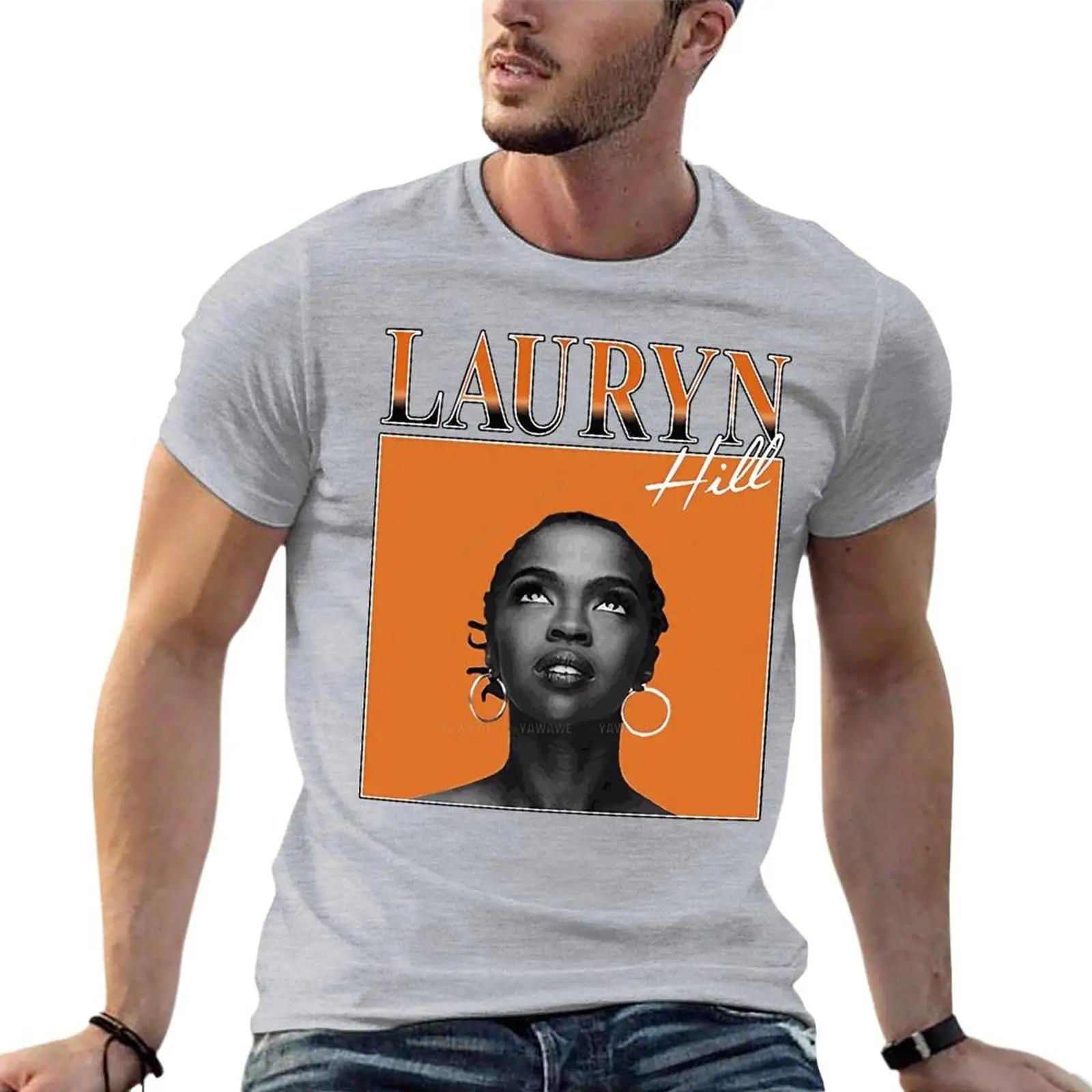 

Lauryn Hill Oversized T Shirt For Mens Clothes Short Sleeve Streetwear Plus Size Tops Tee summer man teeshirt 4XL