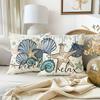 Summer Starfish and Shell PillowcaseSuitable for sofa car bedroom decorative cushion cover pillow cover