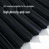 Car Window Sunshade with Sliding Rail and Heat Insulation