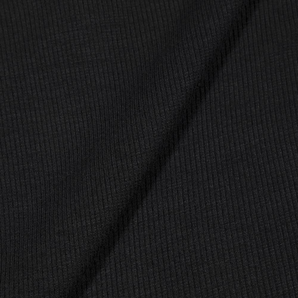 MOAA Slant Button Rib Tee (Black)